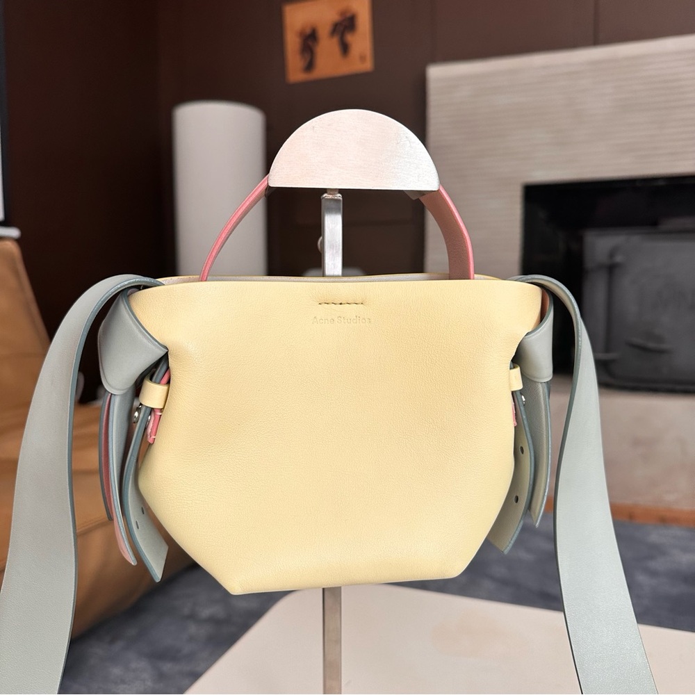 Acne Studios Musubi Yellow Leather Mini bag